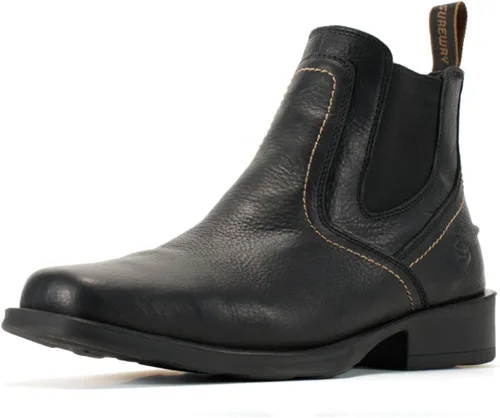 Vista 9 de SUREWAY - Botas vaqueras Chelsea del oeste para hombre, punta cuadrada, resistentes para todo tipo de clima, diseñadas para mayor comodidad