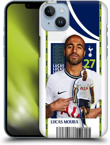 Vista 10 de Head Case Designs Officially Licensed Tottenham Hotspur F.C. Cristian Romero 2022/23 First Team Hard Back Case Compatible with Apple iPhone 14 Plus