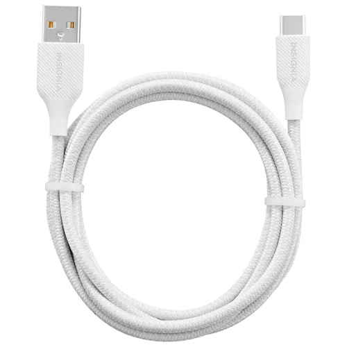 Vista 30 de Insignia Cable trenzado USB-C a USB-C (5 pies, morado claro)