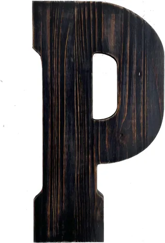 Vista 28 de Arte de pared con letras grandes para sala de estar, baño, dormitorio y decoración del hogar, letras rústicas de casa de campo para apellidos