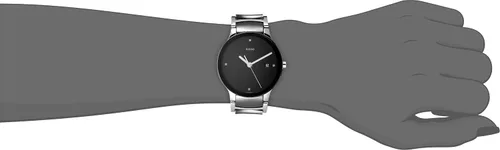 Vista 2 de Rado R30934712 Centrix Reloj de pulsera de cerámica negra para mujer