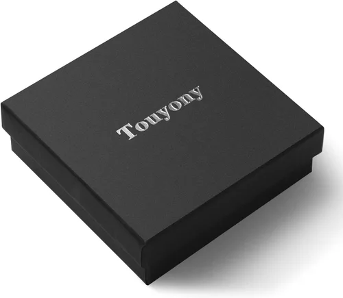 Vista 7 de Touyony Pulseras de cuero prémium para hombres, pulseras de cuero trenzado de doble fila de acero inoxidable, eslabones adicionales, joyería