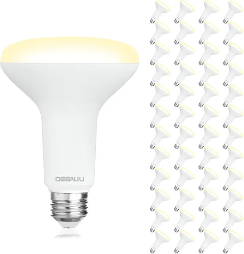 Vista 13 de DEGNJU Paquete de 6 bombillas LED empotradas BR30, bombillas de inundación regulables para interiores, CRI80 7 W, equivalente a 65 W, 2700 K, blanco