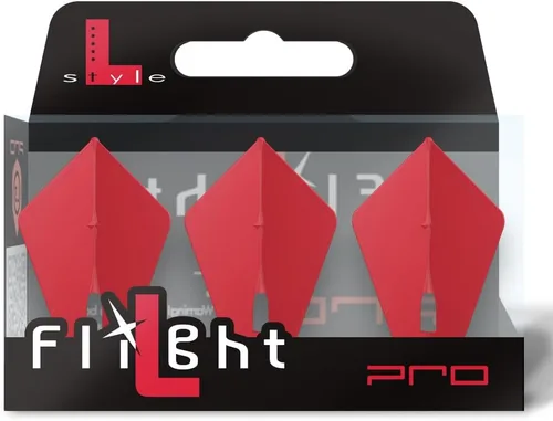 Vista 4 de L-style L7 Astra PRO Molded Dart Flights – Kite-Inspired Shape – Champagne Ring Compatible – for Soft Tip & Steel Tip Darts