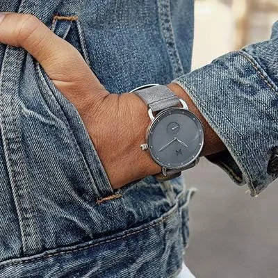 Vista 6 de MVMT - Reloj de pulsera para hombre, diseño minimalista