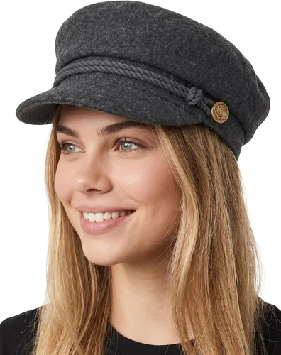 Vista 48 de Funky Junque Gorra de pescador griego, gorra de algodón para panaderos Floral - Denim