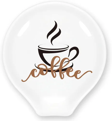 Vista 11 de Soporte para cuchara de café con texto en inglés "I'm Fine", divertido soporte para cucharas de café para amantes de los gatos, amigos, cumpleaños