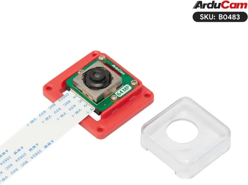 Vista 3 de Arducam OwlSight - Módulo de cámara para Raspberry Pi 5, 1/1.32 pulgadas, 64 MP, módulo de cámara de enfoque automático de alta resolución