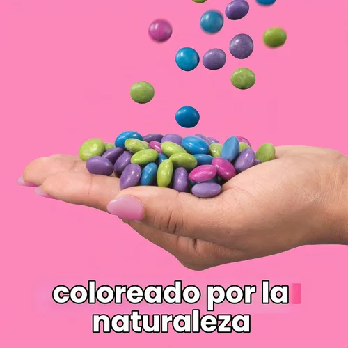 Vista 4 de UNREAL Gemas de chocolate con leche, certificado de comercio justo, sin OMG, fabricadas con ingredientes y colores sin gluten de la naturaleza, sin