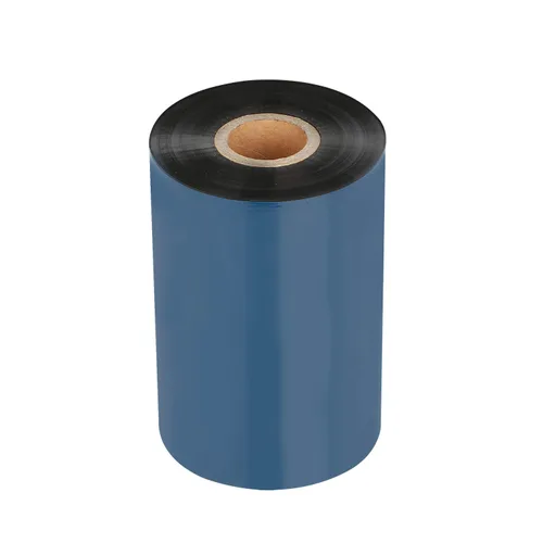 Vista 2 de Cinta de transferencia térmica - Cinta de impresora de cera premium de 1 pulgada de núcleo de tinta - 1 rollo (4.33" x 1476') 110mm450m para Zebra