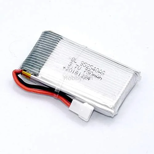 Vista 6 de HR SH5 Actualización LiPO batería 3.7 V 750 mAh para mini tamaño FPV Drone RC Quadcopter