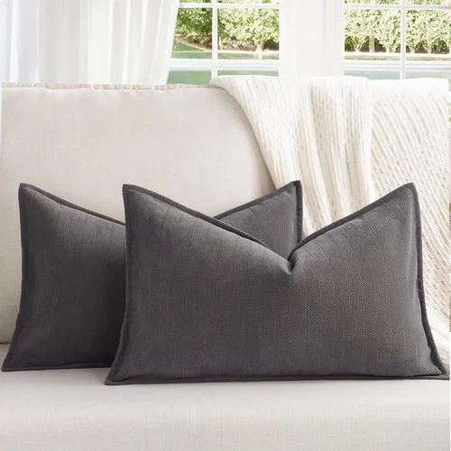 Vista 12 de ZWJD - Juego de 2 fundas de cojín decorativo de 16 x 16 pulgadas, de felpilla, con diseño elegante, suaves, para sofá, cama y decoración del hogar