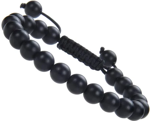 Vista 74 de MASSIVE BEADS - Pulseras ajustables unisex de cuentas de cristal de piedras preciosas con poder curativo natural, de macramé Piedras de 7 chakras