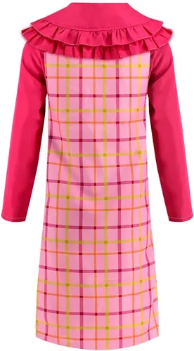 Vista 3 de QENUIA Girls Wednesday's Enid Sinclair Cosplay Dress Costume Long Sleeve Costumes Halloween Outfit for Girls