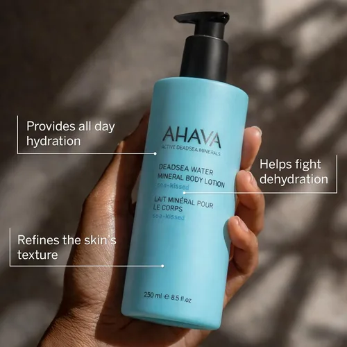 Vista 3 de AHAVA Dead Sea Water Mineral Body Lotion - Hidratación durante todo el día, ayuda a combatir la deshidratación, refina la textura de la piel