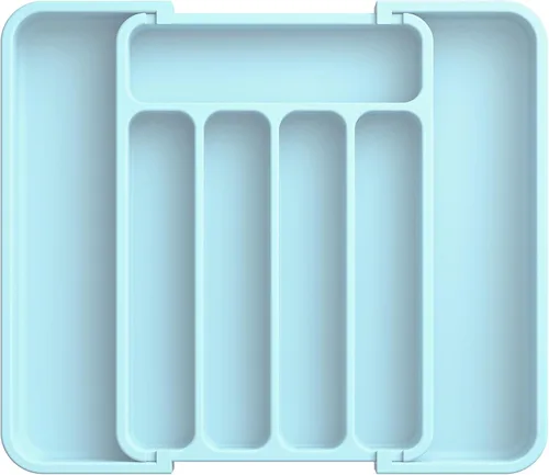Vista 11 de Aujen Organizador de cubiertos – Organizador de cajones de cocina expandible, organizador de utensilios ajustable, bandeja de cubiertos