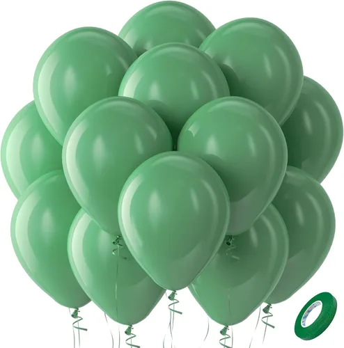 Vista 174 de Bezente Paquete de 150 globos de látex mate color burdeos de 5 pulgadas rojo (07-Red-G42)