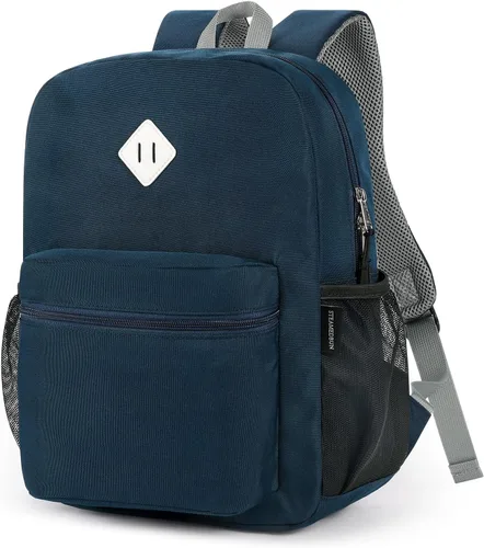 Vista 53 de Mochila para niños pequeños STEAMEDBUN para niños y niñas, mochila escolar para niños pequeños, Negro, 15 pulg., pequeña, Classic