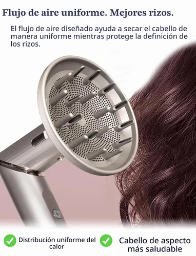 Vista 4 de Accesorio difusor para sistema de peinado y secado de aire Shark FlexStyle, accesorios para rizos naturales para Flex Style Dry Styler, herramienta