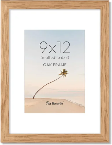 Vista 44 de Fun Memories Marco de Fotos de 5 x 7 Pulgadas, Marcos de Madera de Haya de EE. UU. con Vidrio Templado HD, Marco de 5 x 7 Pulgadas para Enmarcar 4 x