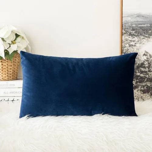 Vista 36 de MIULEE - Funda de almohada de terciopelo suave de lujo decorativa, funda de cojín rectangular única para sofá de primavera, dormitorio, automóvil