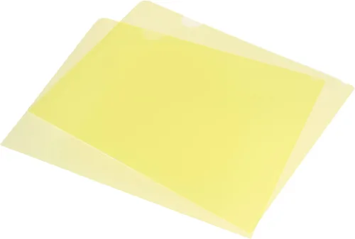 Vista 7 de PATIKIL Carpetas tipo L, paquete de 12 unidades, tamaño A4, bolsillos de plástico para proyectos, papel transparente, funda para documentos