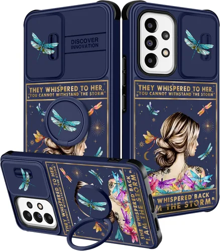 Vista 130 de Funermei para Samsung Galaxy Z Flip 4 Funda - Funda de Teléfono Bonita para Mujeres y Niñas con Mariposas Bonita Estética Femenina Diseño