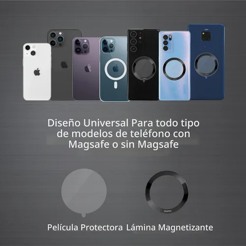 Vista 3 de Bone Soporte magnético para teléfono de gimnasio, soporte MagSafe