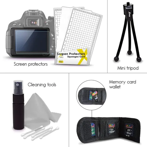 Vista 6 de Xtech HeroFiber - Kit de accesorios de 2.283 in para cámaras Canon EOS DSLR (kit de accesorios de lente de 2.283 in)