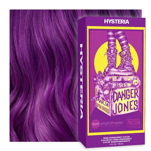 Vista 24 de Danger Jones Color de cabello semipermanente (Adrenalina, verde neón)