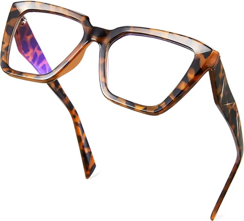 Vista 35 de Blue Light Blocking Glasses for Women Men Metal Round Frame Gris (Smoke Grey)