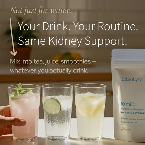Vista 6 de 10mEq Potenciador de agua y bebidas para la salud renal Citrato y electrolitos para protección renal Apoyo basado en la ciencia más allá