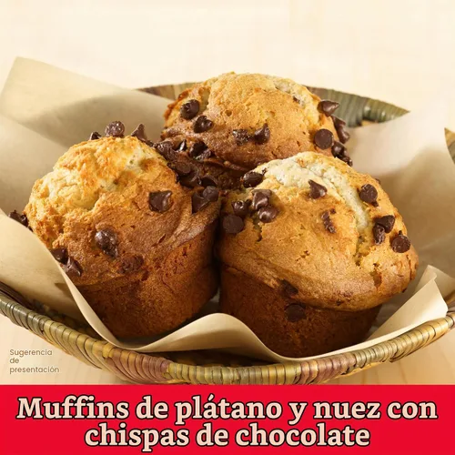 Vista 5 de Betty Crocker Mezcla de muffins de nuez de plátano, hecha con nueces, 6.4 onzas (paquete de 9)