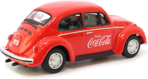 Vista 7 de Motor City Classics Coca-Cola Diecast Collectible Volkswagen Beetle 1966 escala 1:72 modelo 472005 con licencia