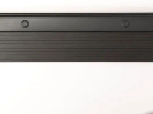 Vista 6 de Umbral de aluminio ajustable: ancho extra corto con tornillos ocultos, se adapta a cualquier altura, resistente para uso residencial y comercial
