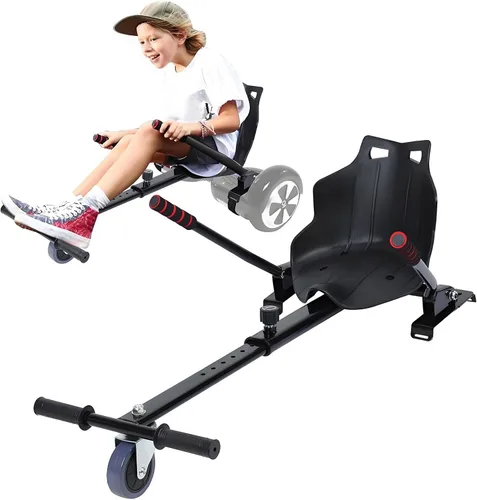 Vista 10 de Accesorio de asiento para aeropatinetas, correas ajustables para aeropatinetas, para adultos y niños, accesorio para scooter de autoequilibrio, se