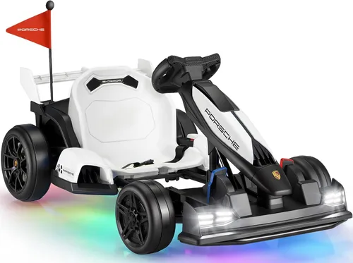 Vista 15 de Go Kart eléctrico de 24 V para niños, con licencia Porsche Drift Azul