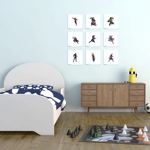 Vista 8 de Trends International Gallery Pops Marvel Comics Avengers - Póster de pared de Black Panther, 12 x 12 pulgadas, versión sin marco