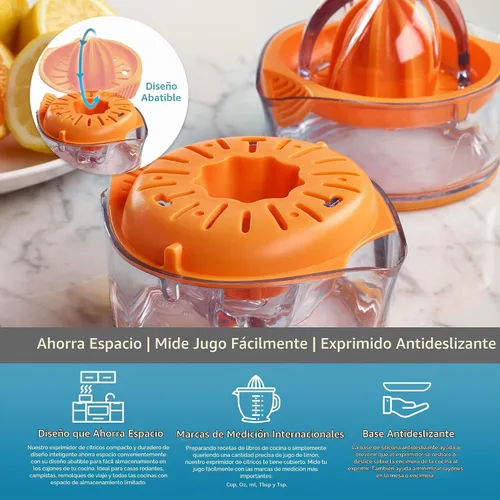 Vista 2 de Exprimidor de cítricos Exprimidor de limón - Exprimidor de limón Exprimidor de lima - Manual de exprimidor de naranja - Exprimidor de cítricos
