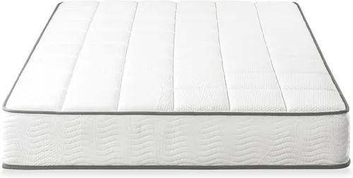 Vista 7 de Mellow Colchón clásico Bonnell Spring de 10 pulgadas, parte superior de espuma cómoda con base de resortes interiores, espuma certificada