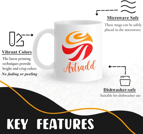 Vista 6 de Taza de café personalizada con diseño de taza de café personalizada con texto fotográfico y logotipo, regalos personalizados de Navidad para hombres