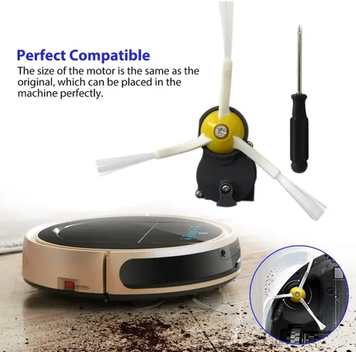Vista 7 de Módulo de motor de cepillo lateral compatible con iRobot Roomba serie 600: 675 690 692 Robot aspirador, nueva actualización