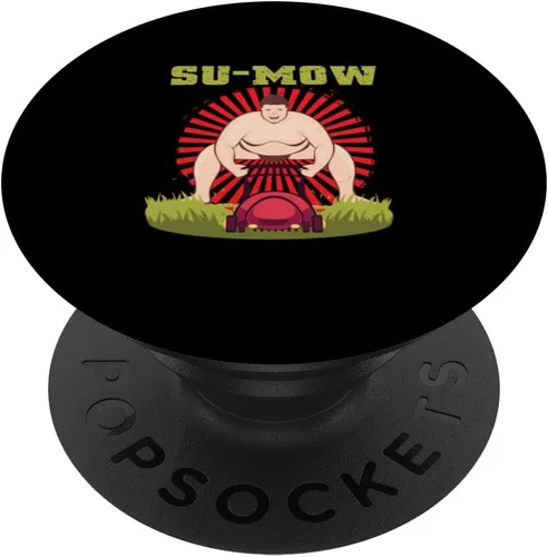Vista 6 de Funny Su Mow Japanese Wrestling Sumo Sumotori PopSockets MagSafe PopGrip for iPhone