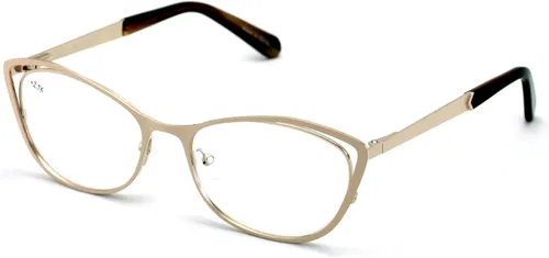 Vista 8 de Gafas de lectura con marco óptico Cateye de alta calidad para mujer, lectores de metal a la moda