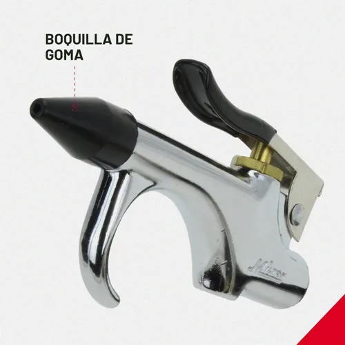 Vista 3 de Milton pistola de soplado estilo palanca NPT 1/4