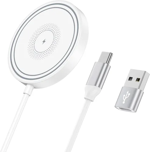 Vista 8 de 15W Samsung Magnetic Wireless Charger Fast Charging Pad for Galaxy S26 S25