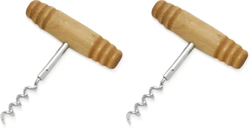 Vista 10 de Chef Craft Select Sacacorchos de metal con alas, 16,5 cm, negro y cromo