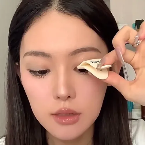 Vista 7 de Herramienta aplicadora de pestañas, 2 clips de pestañas, herramienta aplicadora de pestañas postizas Easy to Apply False Eyelashes, Lash Buddy