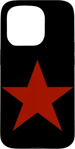 Vista 14 de Cyber Y2K Red Star On Black Front Retro Aesthetic Vintage Case for iPhone 16