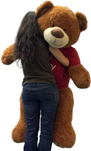 Vista 8 de Big Plush Oso de peluche gigante con camisa I'm Sorry, oso de peluche enorme, animal de peluche de 5 pies, regalo de disculpa, OSO de peluche